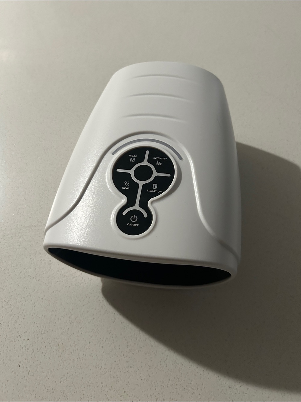 White Hand Massager with Control Panel